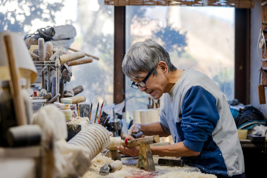 Les kokeshi de Yajirô